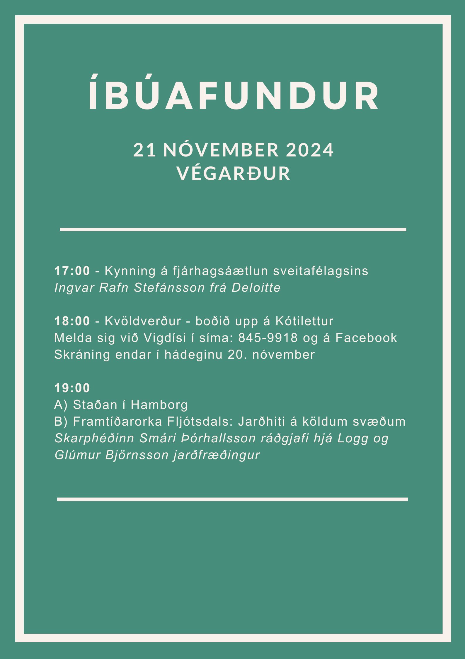 Íbúafundur 21.11.24